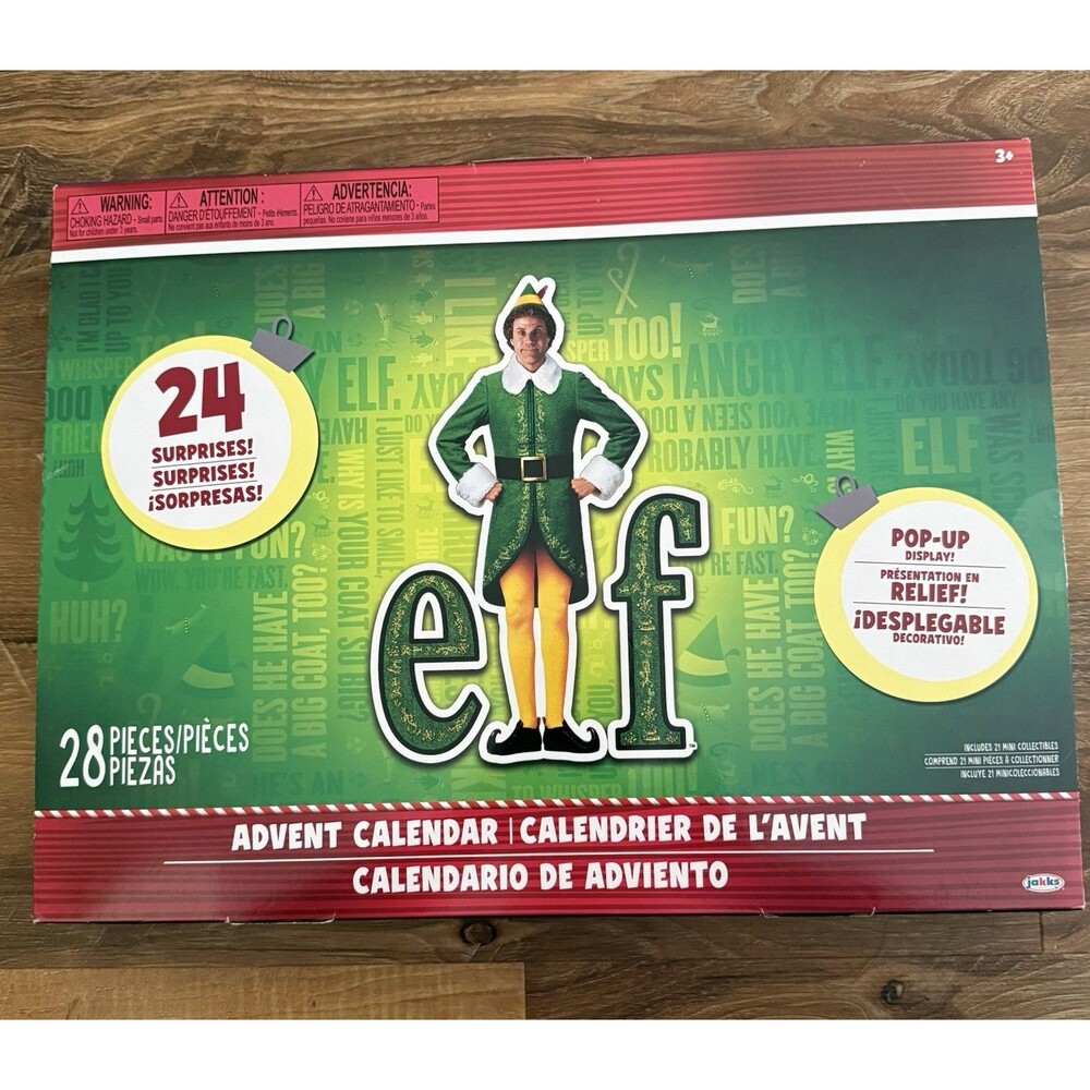 Costco Elf Advent calendar 24 surprises 28 Pcs USA VERSION & SELLER! Newβ